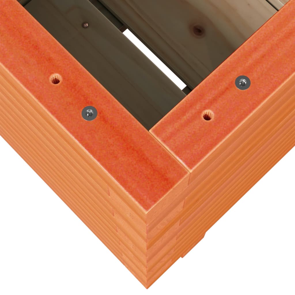 Sodo lovelis, vaško rudas, 40x40x49,5cm, pušies masyvas