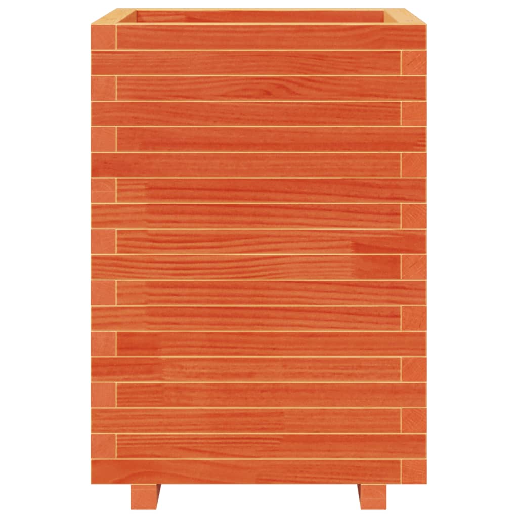 Sodo lovelis, vaško rudas, 50x50x72,5cm, pušies masyvas