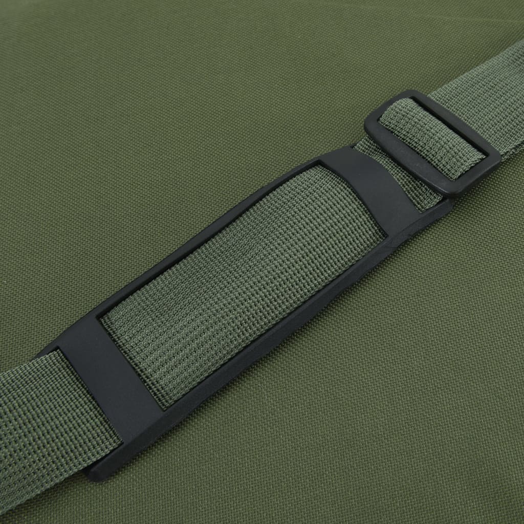 Žvejybos krepšys, žalias, audinys, vandeniui atsparus