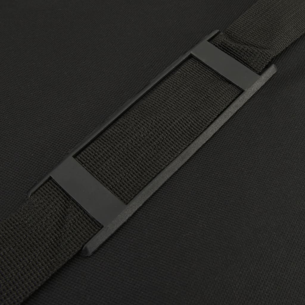 Žvejybos krepšys, juodas, audinys, vandeniui atsparus