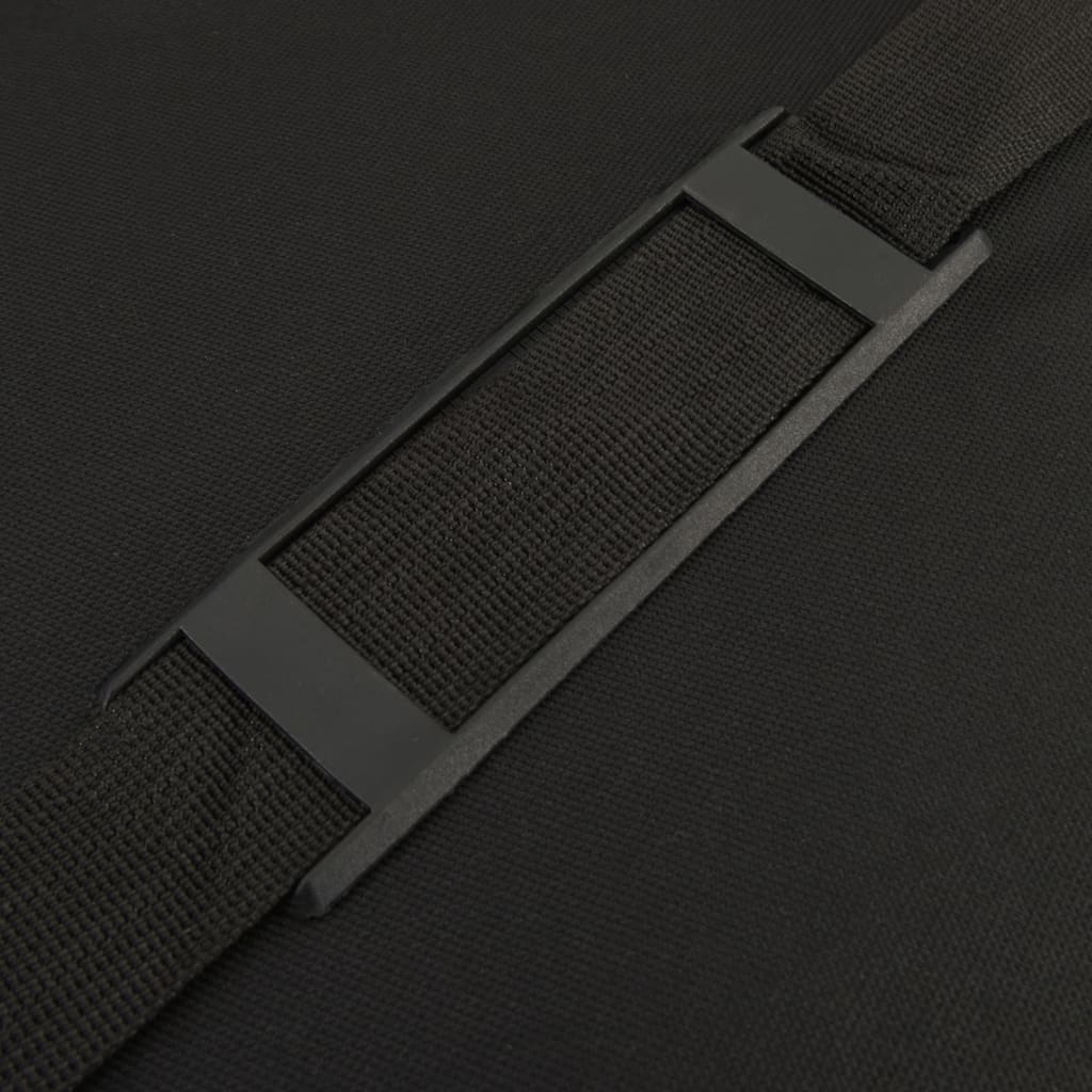 Žvejybos krepšys, juodas, audinys, vandeniui atsparus