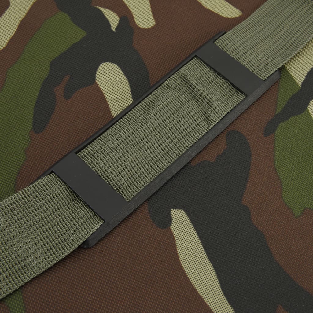 Žvejybos krepšys, kamufliažinis, audinys, vandeniui atsparus