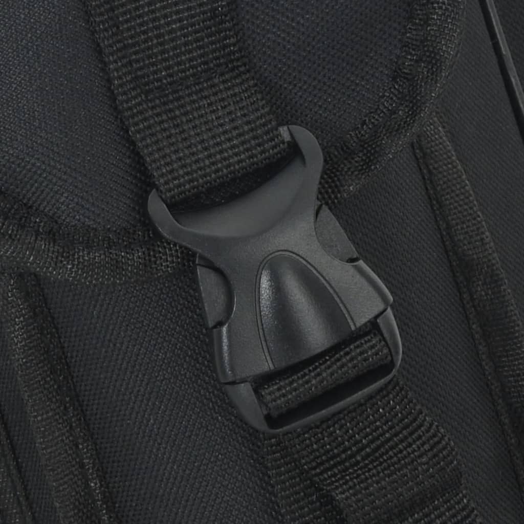 Meškerės krepšys, juodas, 150cm, oksfordo audinys