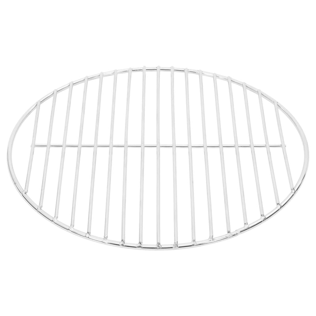 BBQ grotelės, skersmuo 34,5cm, nerūdijantis plienas, apvalios