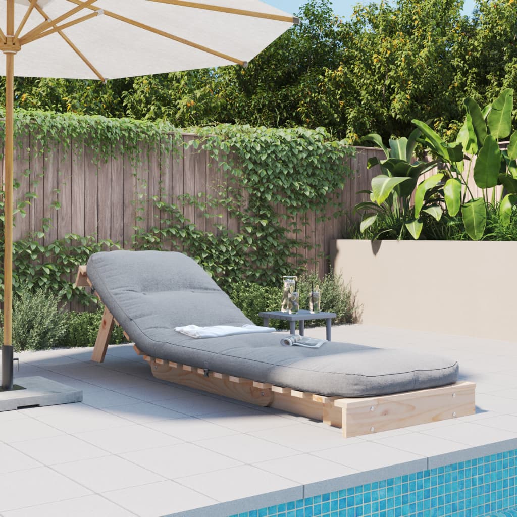 Futono sofa-lova su čiužiniu, 60x206x11cm, pušies masyvas