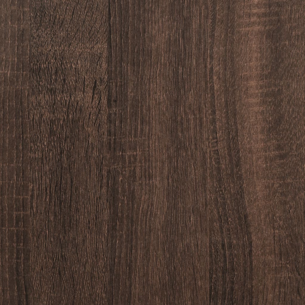 Sieninė spintelė, ruda ąžuolo, 75x35x60cm, apdirbta mediena