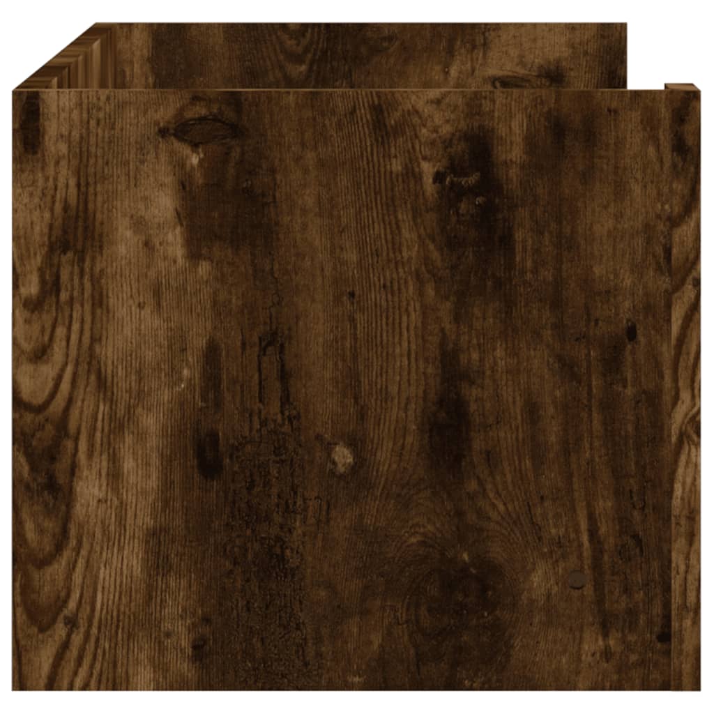 Sieninė lentyna, dūminio ąžuolo, 100x35x30,5cm, mediena