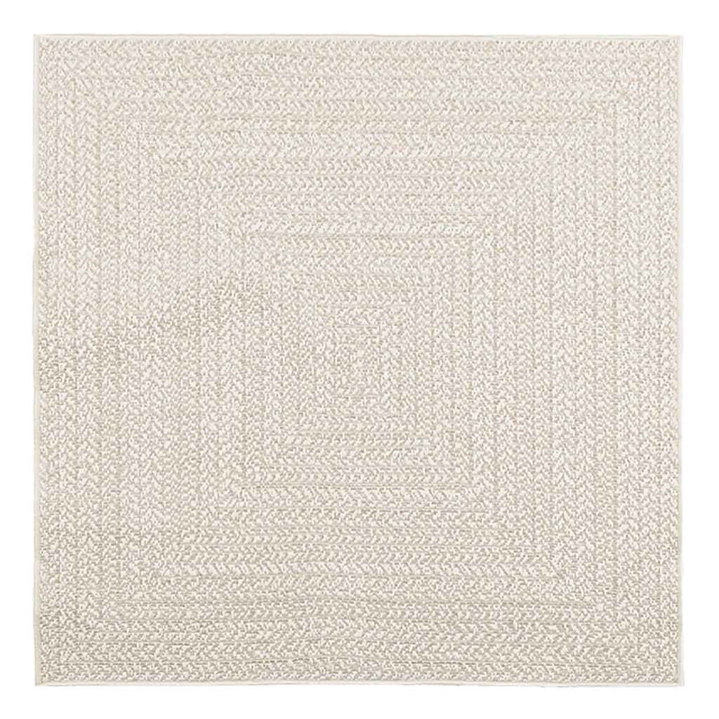 Kilimas ZIZUR, 120x120 cm, džiuto imitacija, vidaus ir lauko
