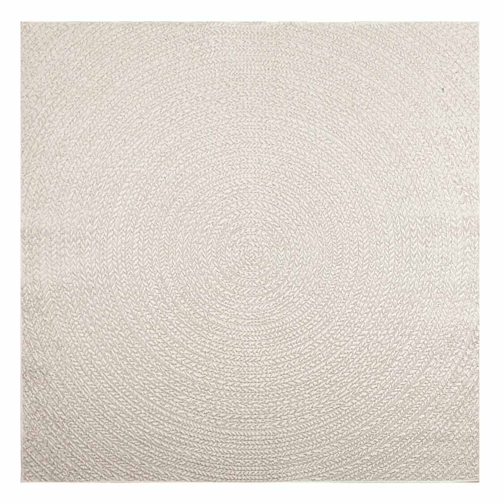 Kilimas ZIZUR, 200x200 cm, džiuto imitacija, vidaus ir lauko