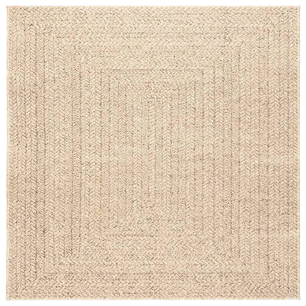 Kilimas ZIZUR, 120x120 cm, džiuto imitacija, vidaus ir lauko
