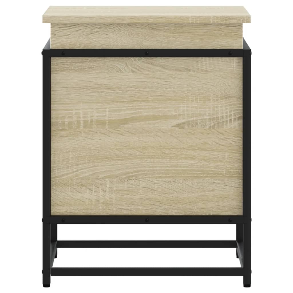 Daiktadėžė su dangčiu, ąžuolo, 40x40x51,5cm, apdirbta mediena