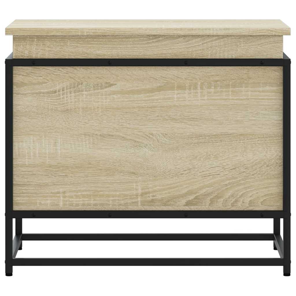 Daiktadėžė su dangčiu, ąžuolo, 60x40x51,5cm, apdirbta mediena