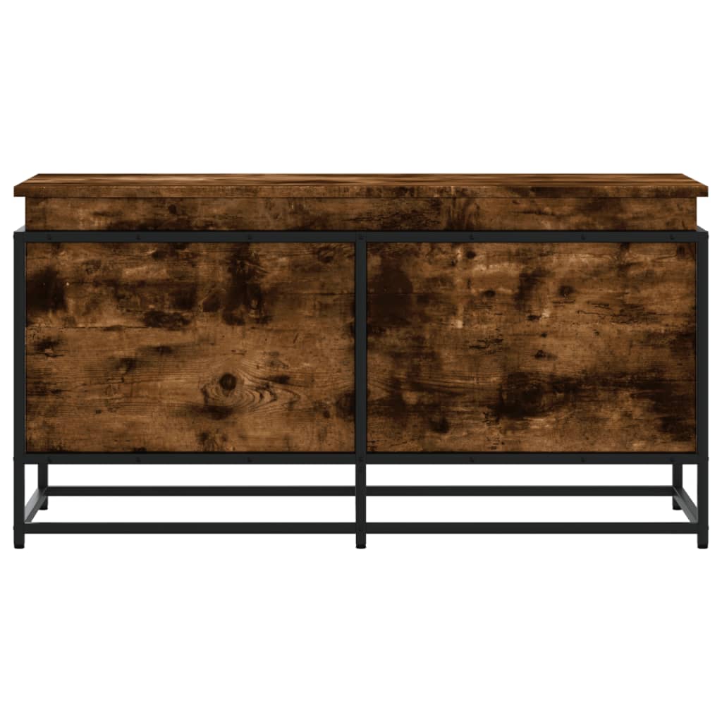 Daiktadėžė su dangčiu, dūminė, 100x40x51,5cm, apdirbta mediena