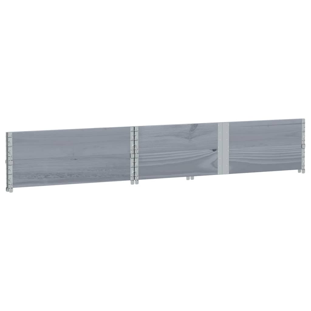 Sodo lovelis, pilkas, 150x100cm, pušies medienos masyvas