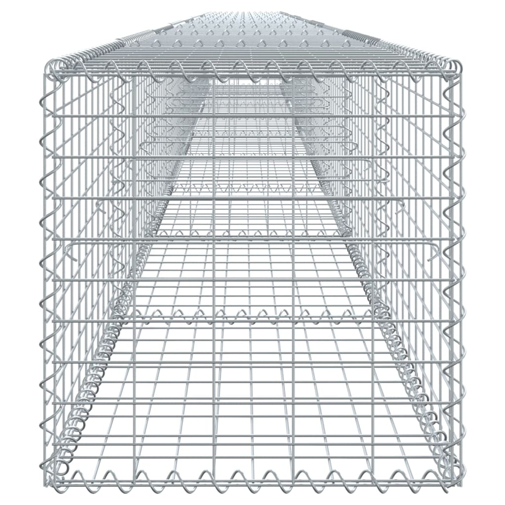 Gabiono krepšys su dangčiu, 900x50x50cm, galvanizuota geležis