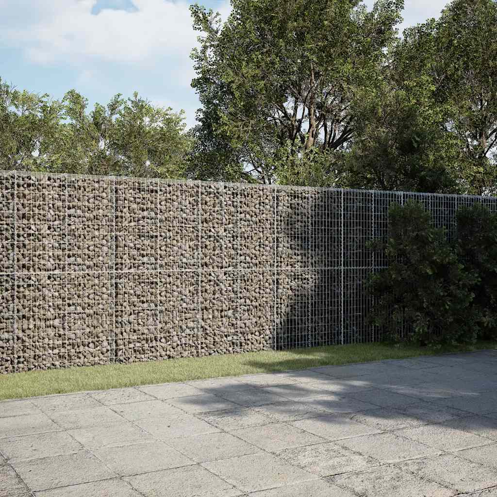 Gabiono krepšys su dangčiu, 900x50x200cm, galvanizuota geležis