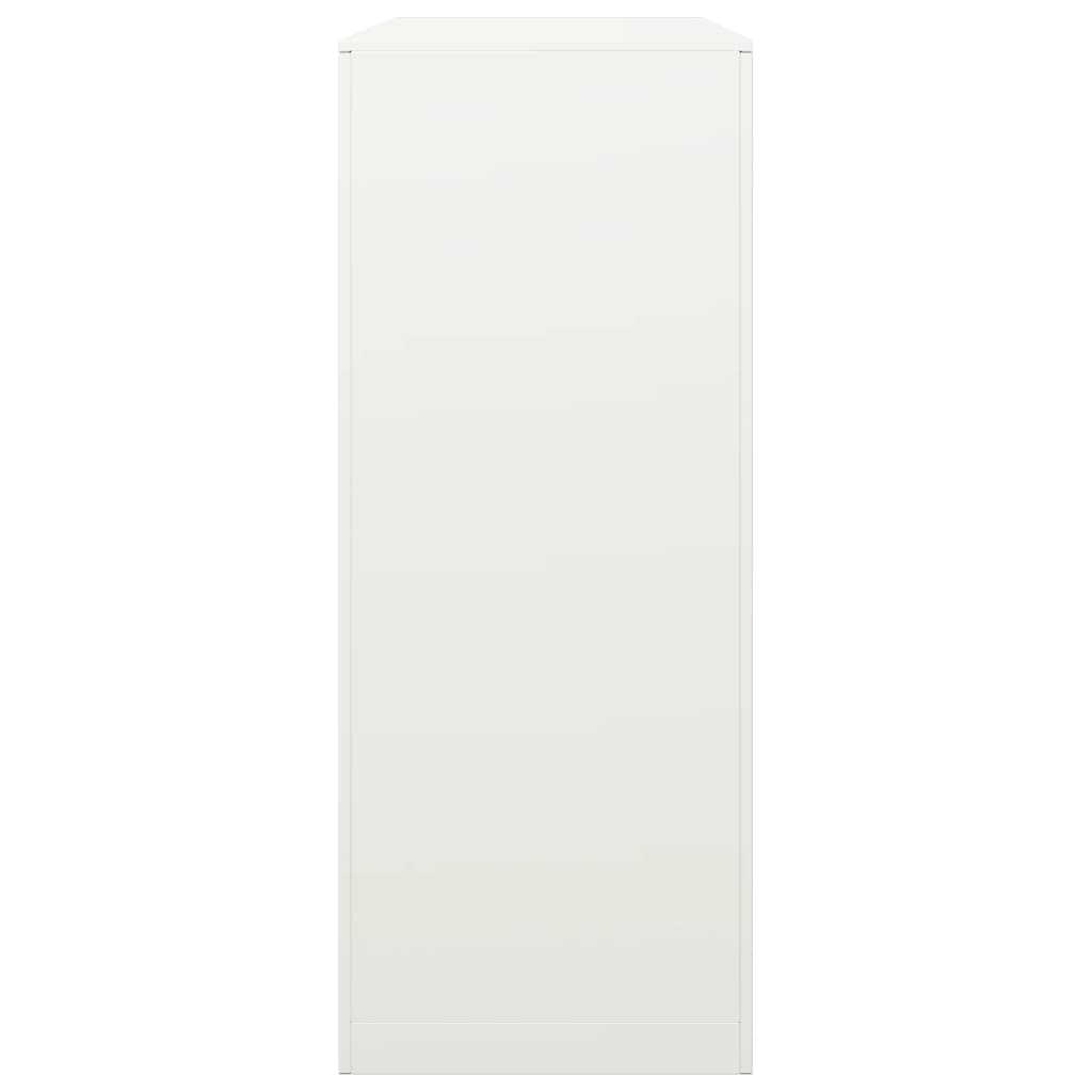 Stovas malkoms, baltos spalvos, 100x40x100cm, plienas