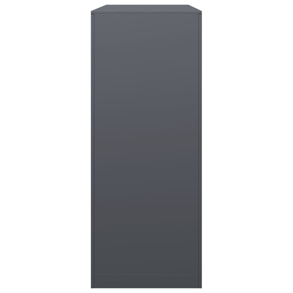 Stovas malkoms, antracito spalvos, 100x40x100cm, plienas