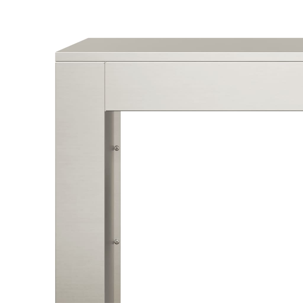 malkinė lentyna 100x40x80 cm oro sąlygoms atsparus plienas