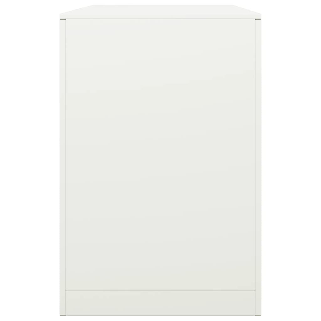 Stovas malkoms, baltos spalvos, 100x40x60cm, plienas