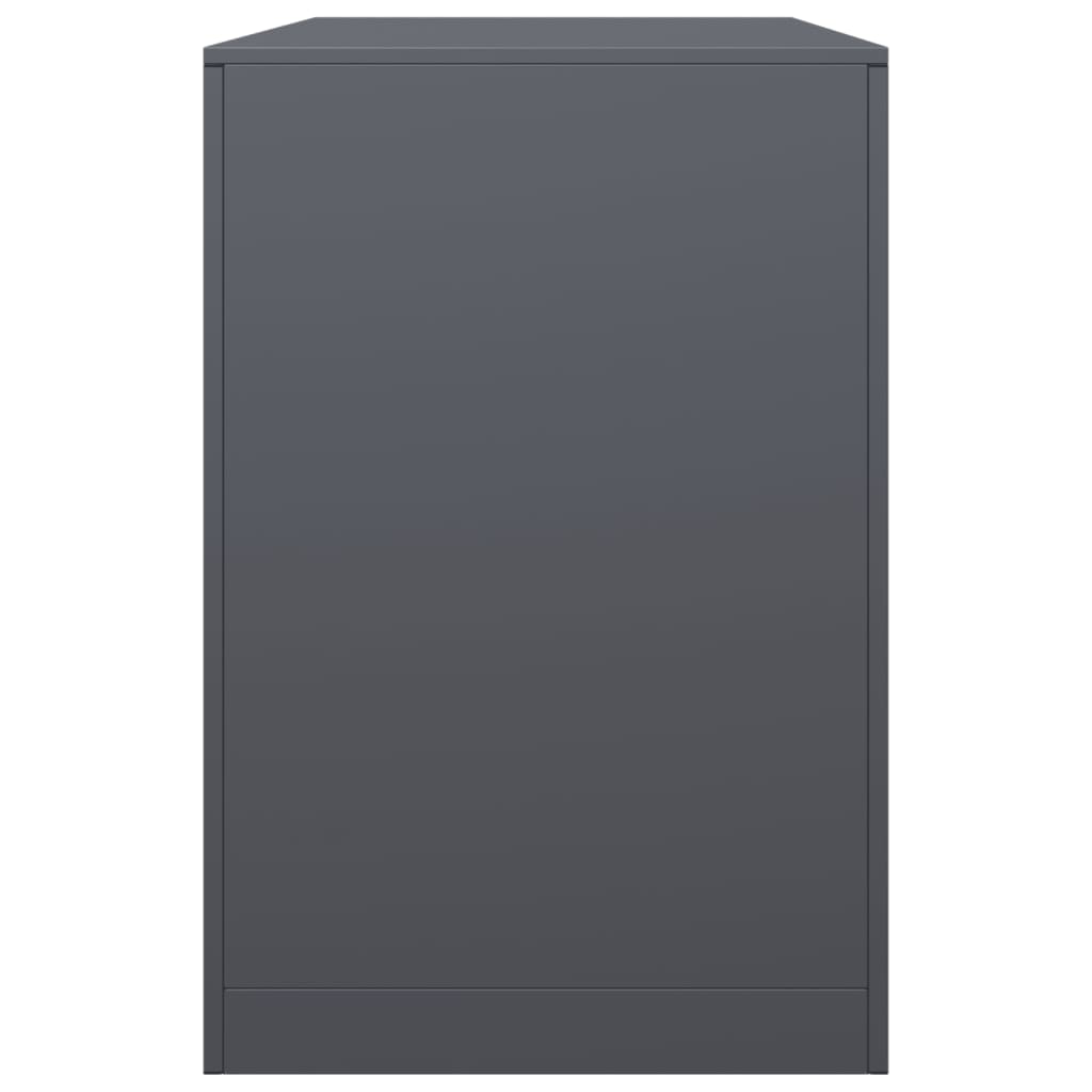Stovas malkoms, antracito spalvos, 100x40x60cm, plienas