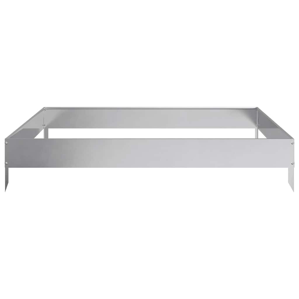 Aukštas sodo lovelis, 100x100x18,5cm, galvanizuotas plienas