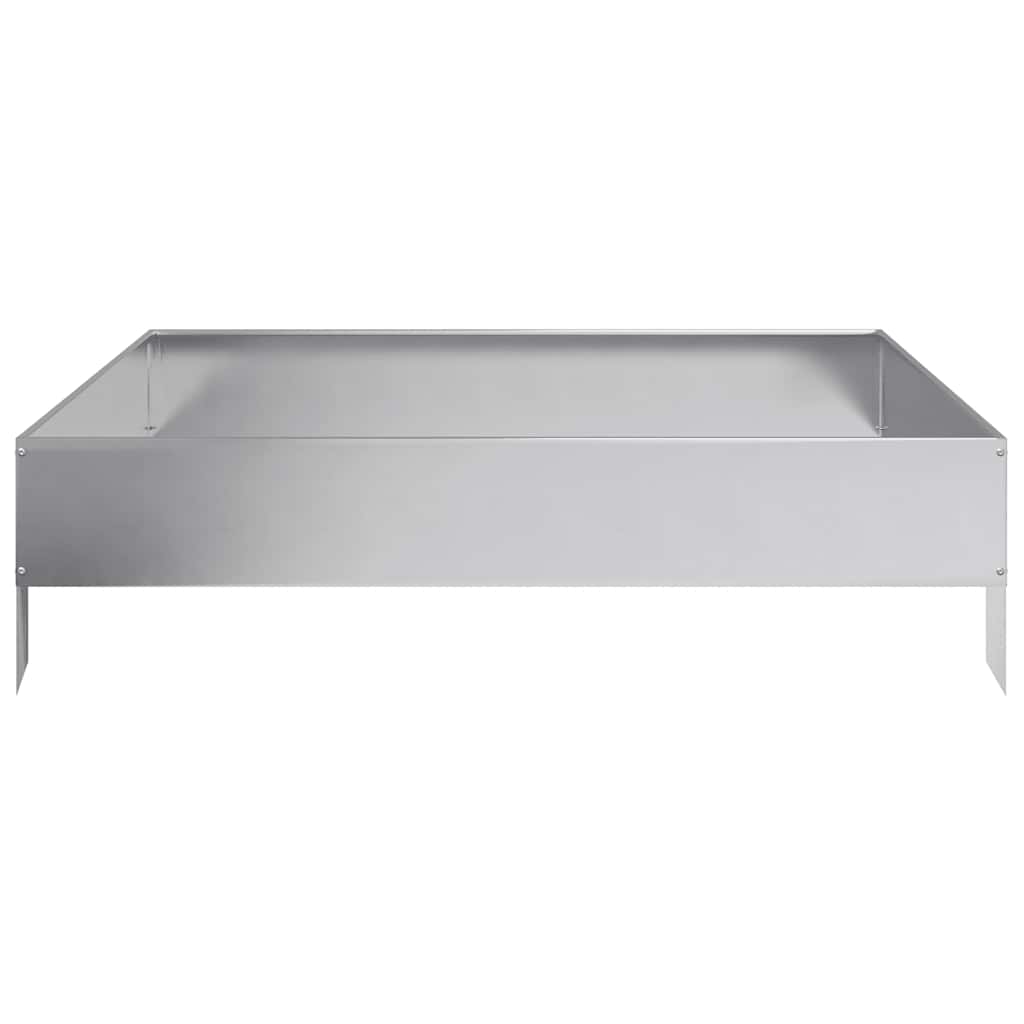 Aukštas sodo lovelis, 100x100x26cm, galvanizuotas plienas