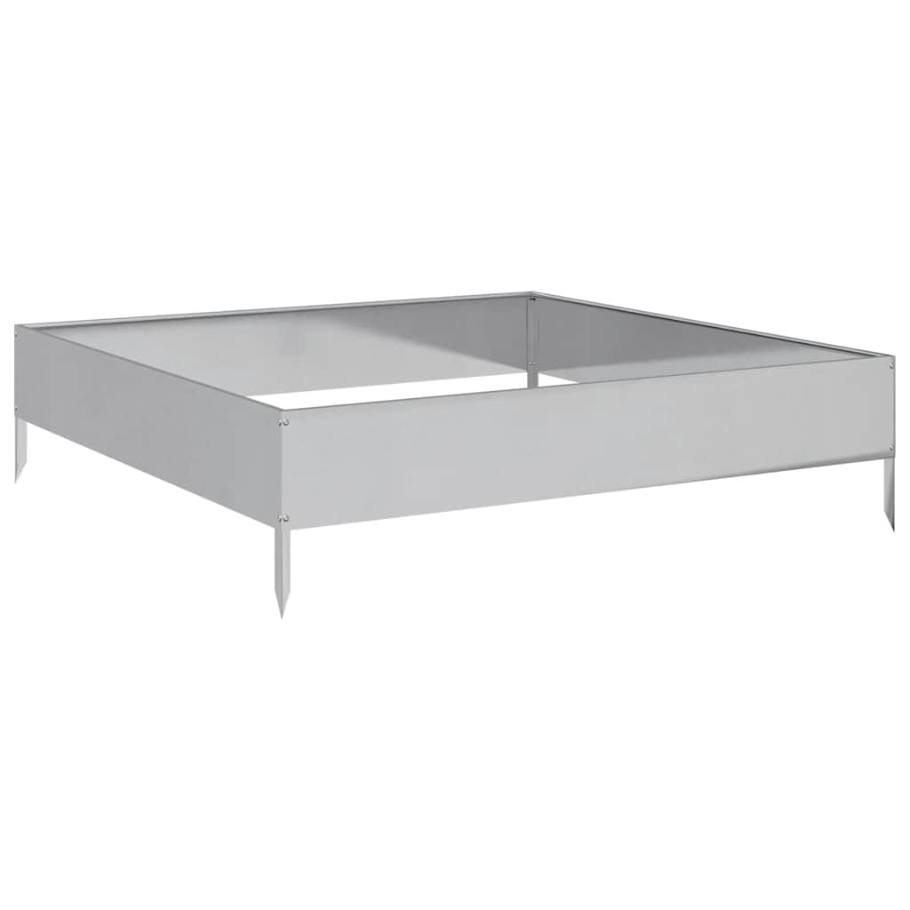Aukštas sodo lovelis, 100x100x26cm, galvanizuotas plienas