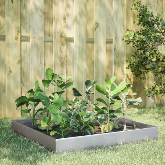 Aukštas sodo lovelis, 100x100x26cm, galvanizuotas plienas