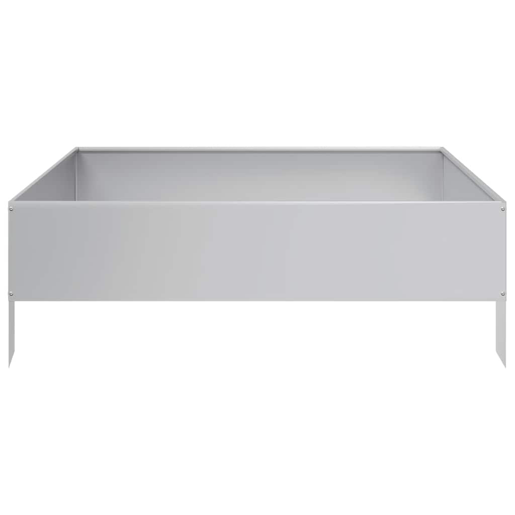 Aukštas sodo lovelis, 100x100x33,5cm, galvanizuotas plienas