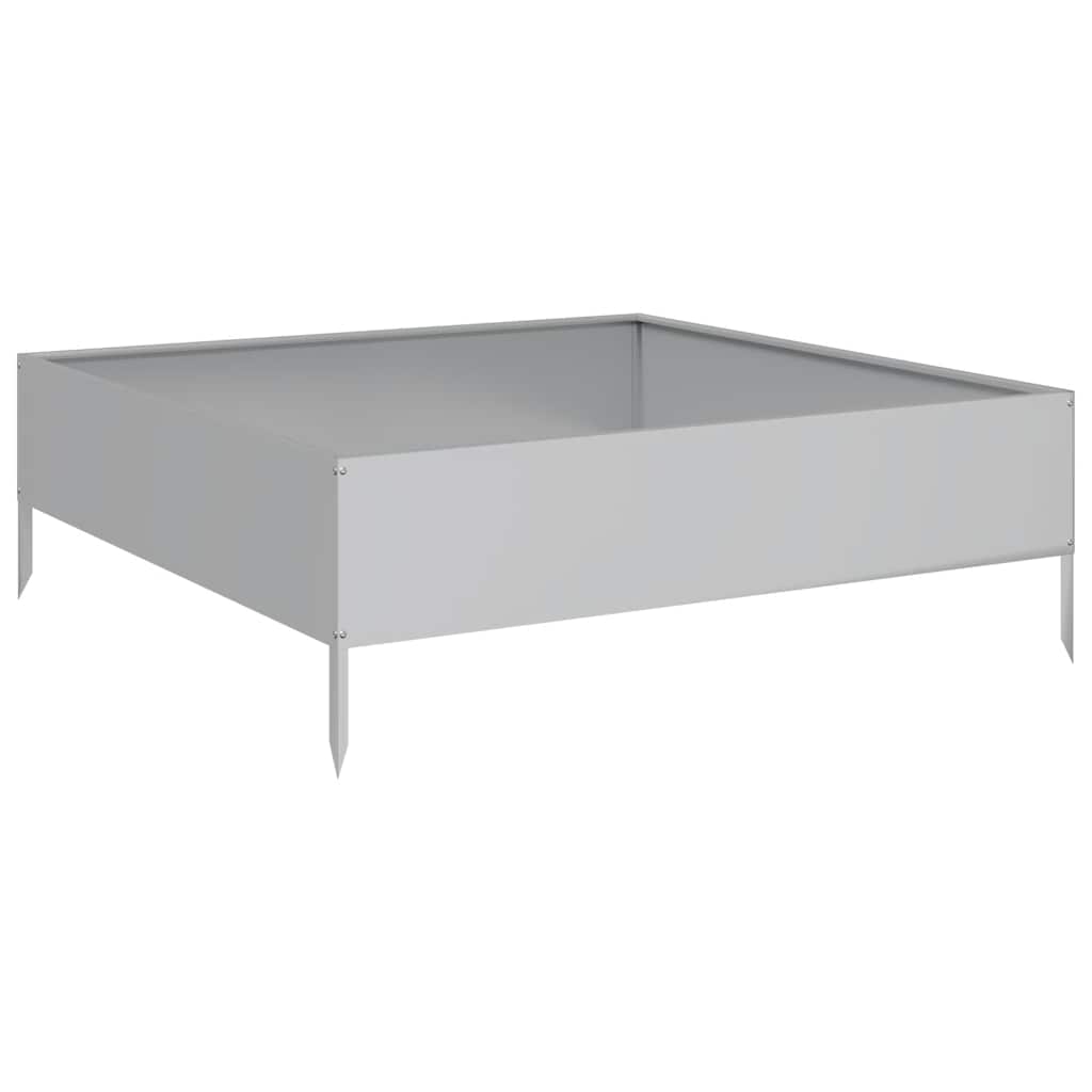 Aukštas sodo lovelis, 100x100x33,5cm, galvanizuotas plienas