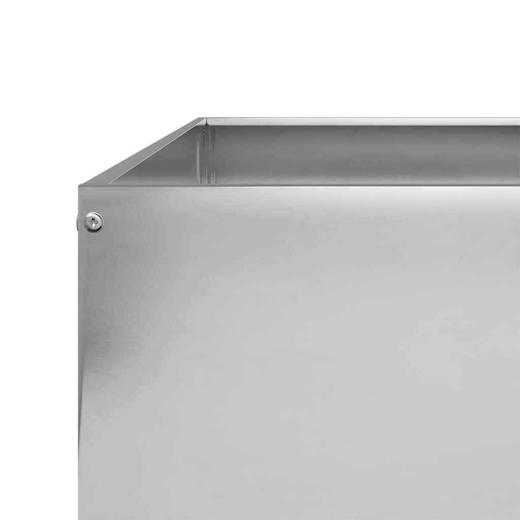 Aukštas sodo lovelis, 100x100x33,5cm, galvanizuotas plienas