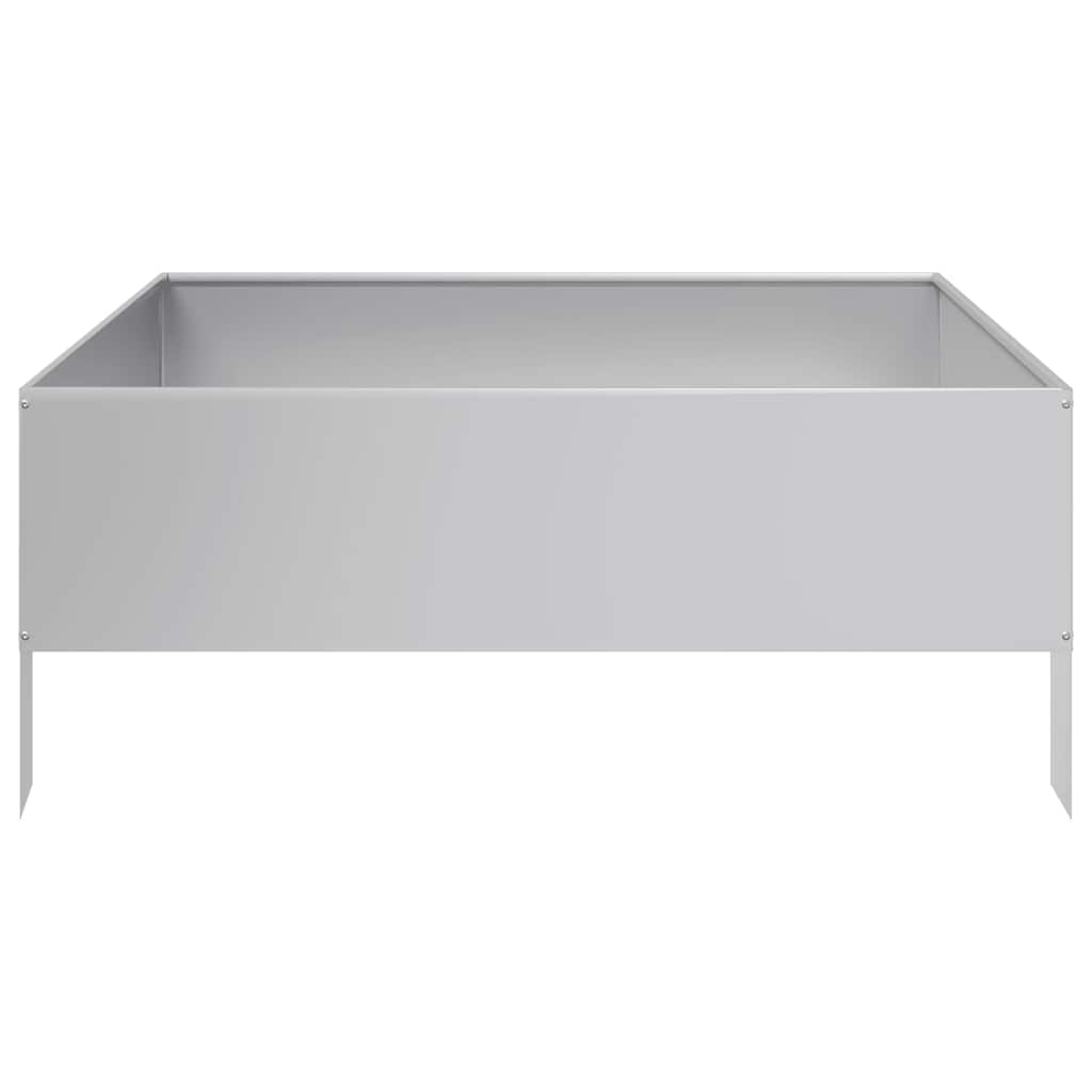 Aukštas sodo lovelis, 100x100x25cm, galvanizuotas plienas