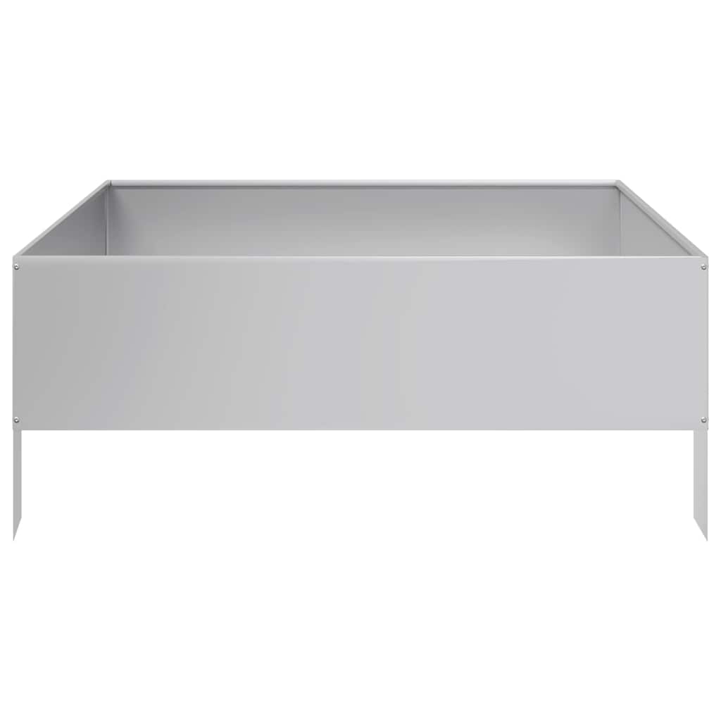 Aukštas sodo lovelis, 100x100x25cm, galvanizuotas plienas