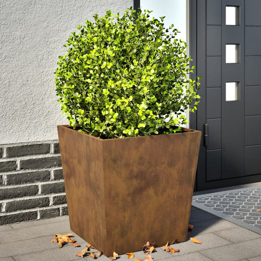 sodo vazonai 2 vnt 50x50x50 cm oro sąlygoms atsparus plienas