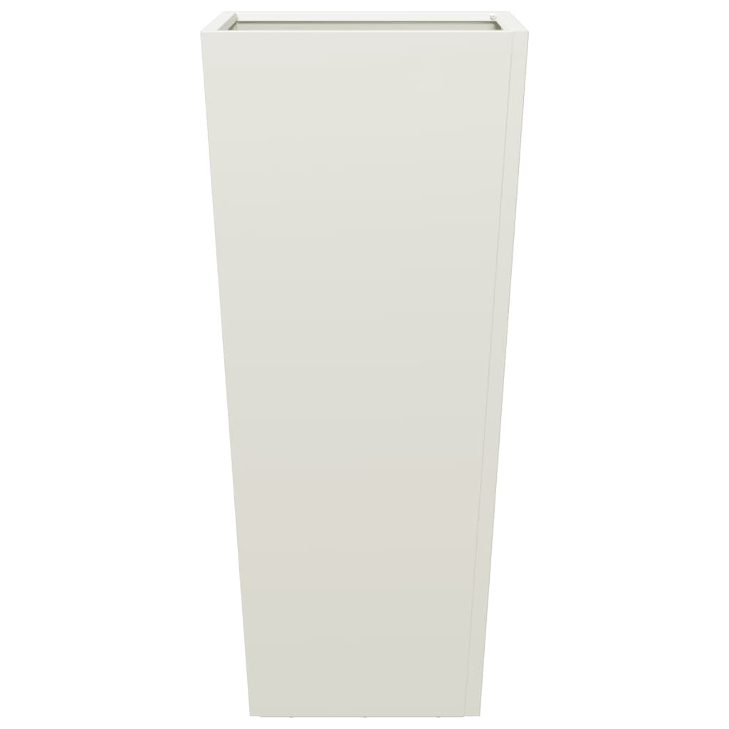 Sodo loveliai, 2vnt., baltos spalvos, 35x35x75cm, plienas