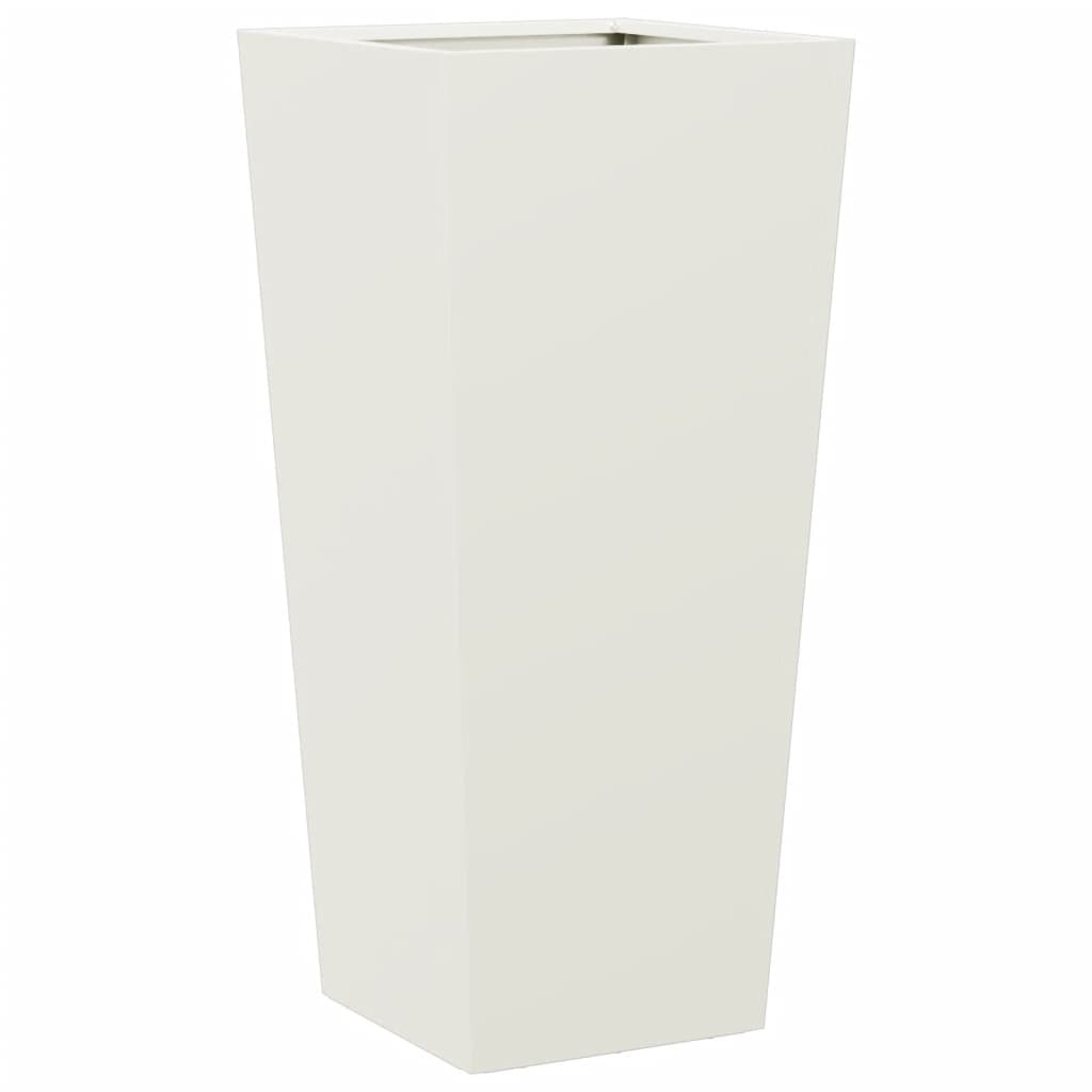 Sodo loveliai, 2vnt., baltos spalvos, 35x35x75cm, plienas