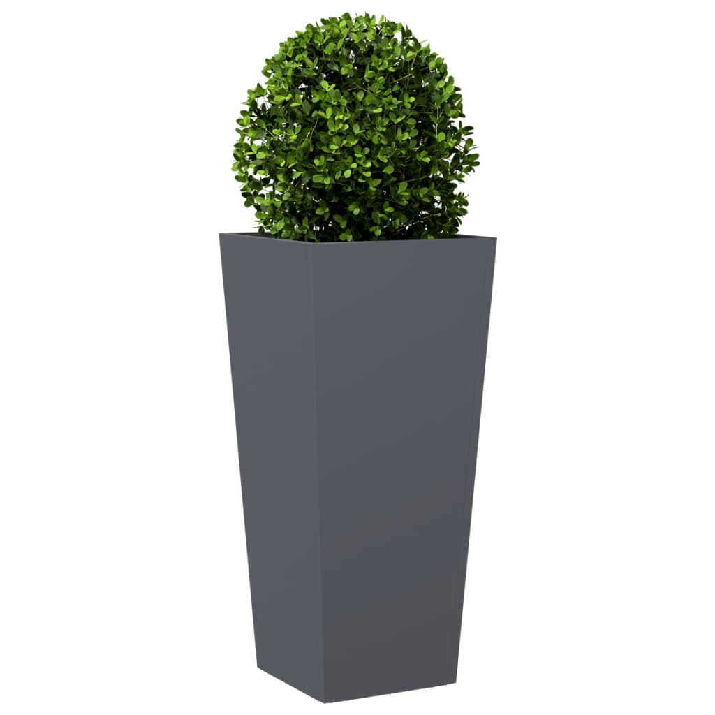 Sodo loveliai, 2vnt., antracito spalvos, 35x35x75cm, plienas
