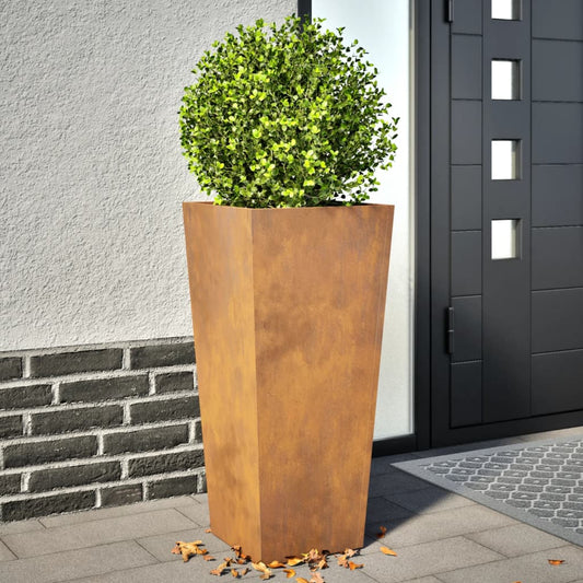 sodo vazonai 2 vnt 35x35x75 cm oro sąlygoms atsparus plienas