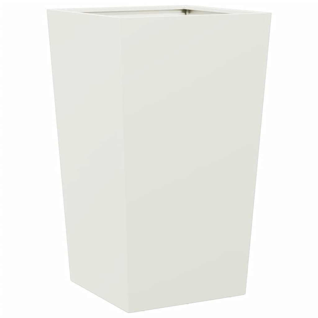 Sodo loveliai, 2vnt., baltos spalvos, 45x45x75cm, plienas