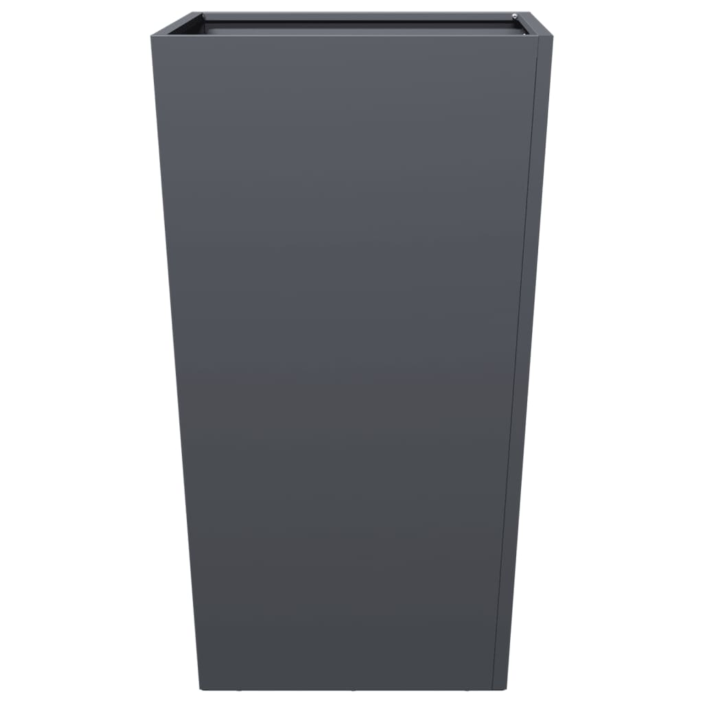 Sodo loveliai, 2vnt., antracito spalvos, 45x45x75cm, plienas