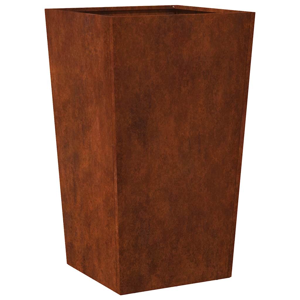 Sodo vazonai 2 vnt 45x45x75 cm oro sąlygoms atsparus plienas