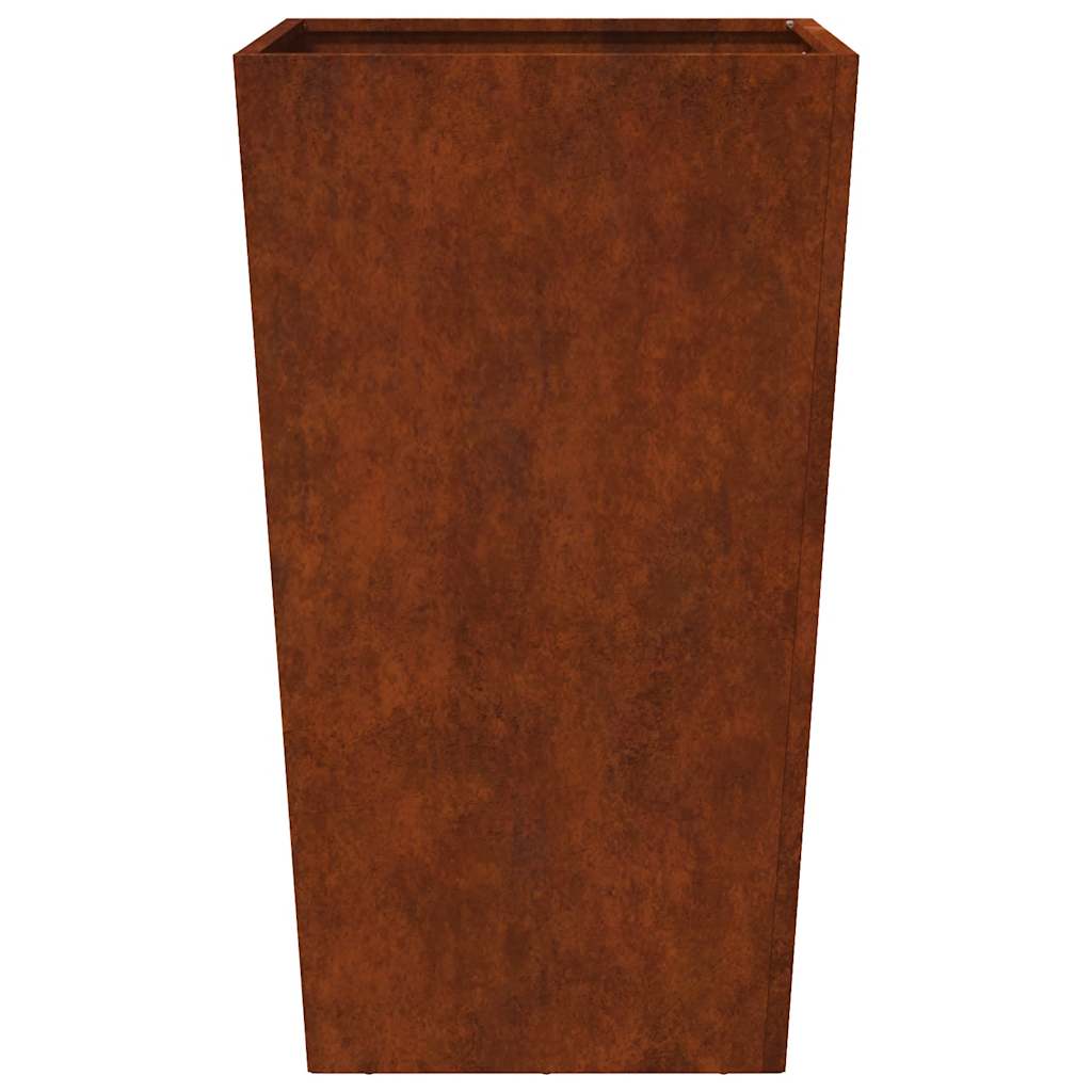 Sodo vazonai 2 vnt 45x45x75 cm oro sąlygoms atsparus plienas