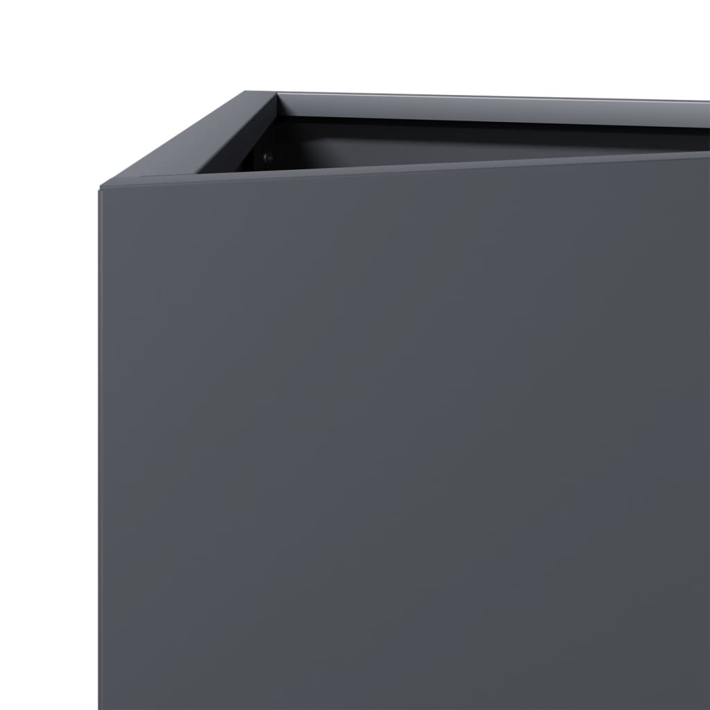 Sodo loveliai, 2vnt., antracito, 30x26x75cm, plienas