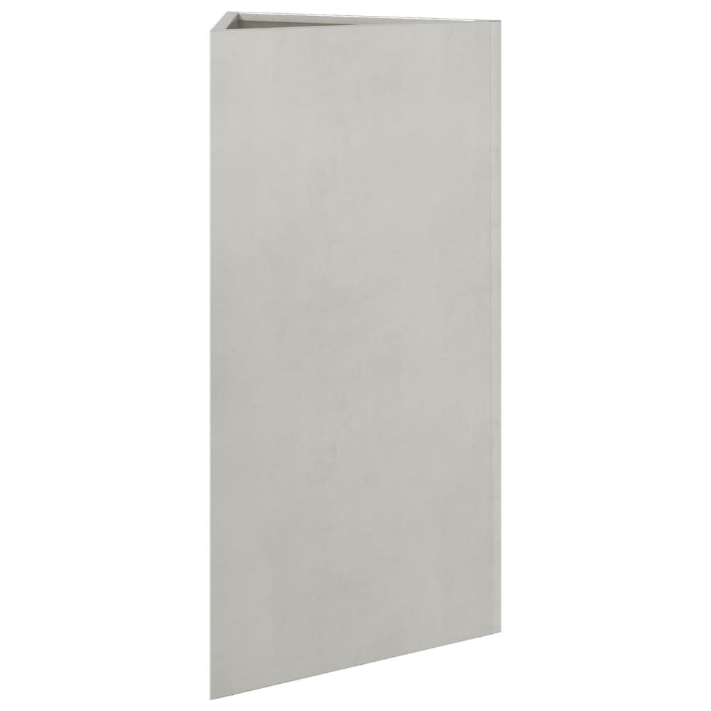 Sodo lovelis, 40x34,5x70cm, nerūdijantis plienas, trikampis