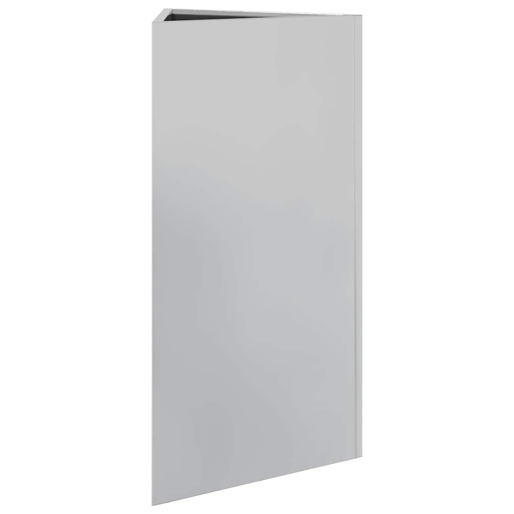 Sodo lovelis, 40x40x75cm, galvanizuotas plienas, trikampis