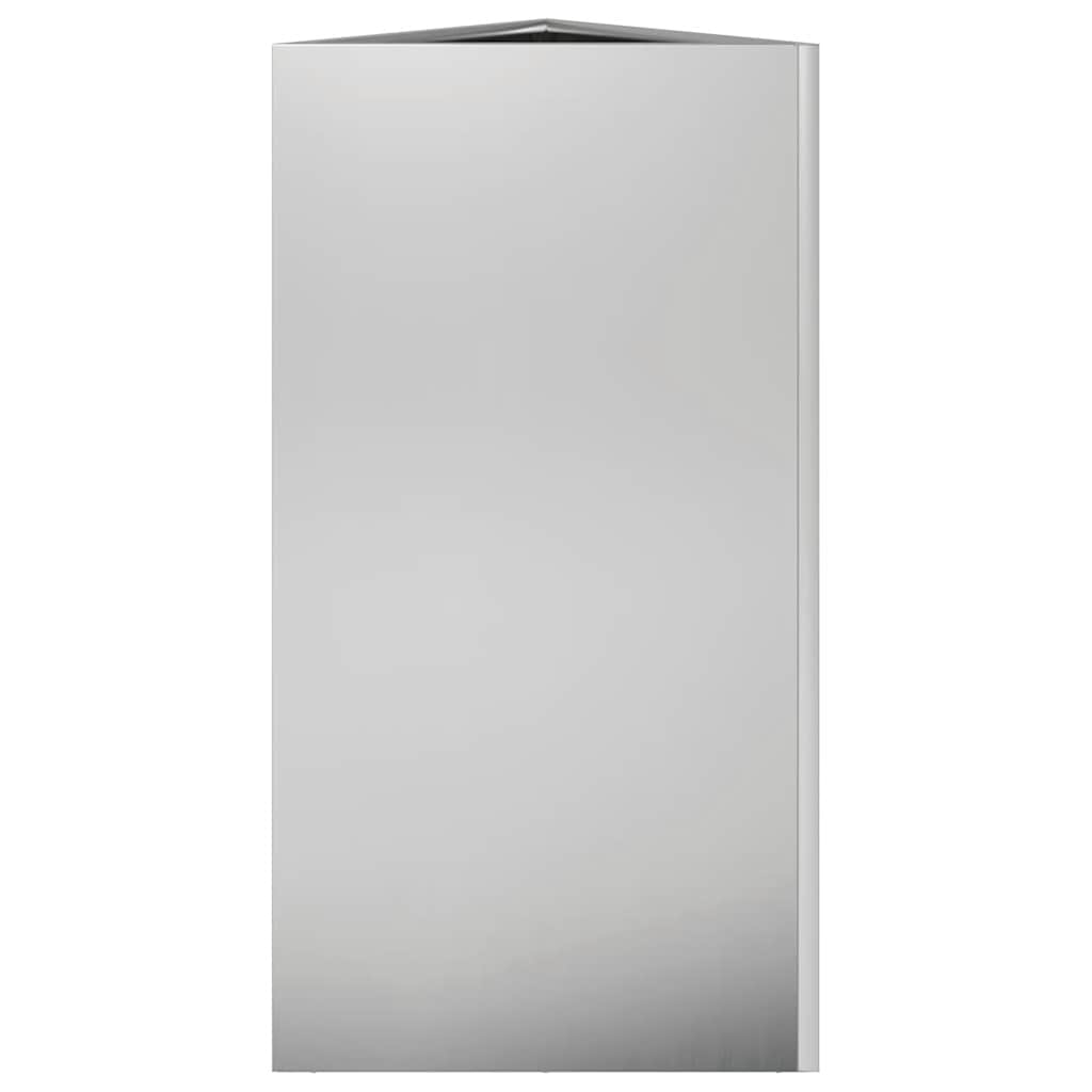 Sodo lovelis, 40x40x75cm, galvanizuotas plienas, trikampis