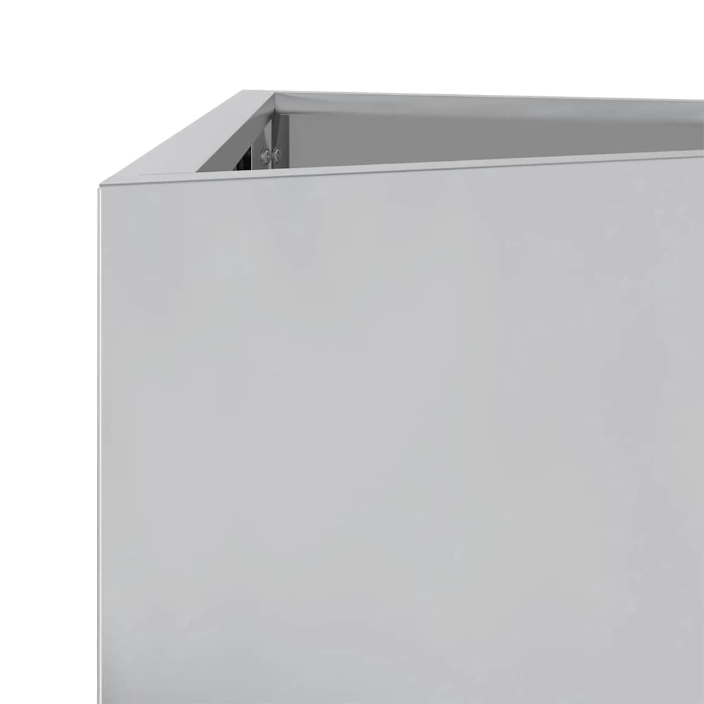Sodo lovelis, 40x40x75cm, galvanizuotas plienas, trikampis
