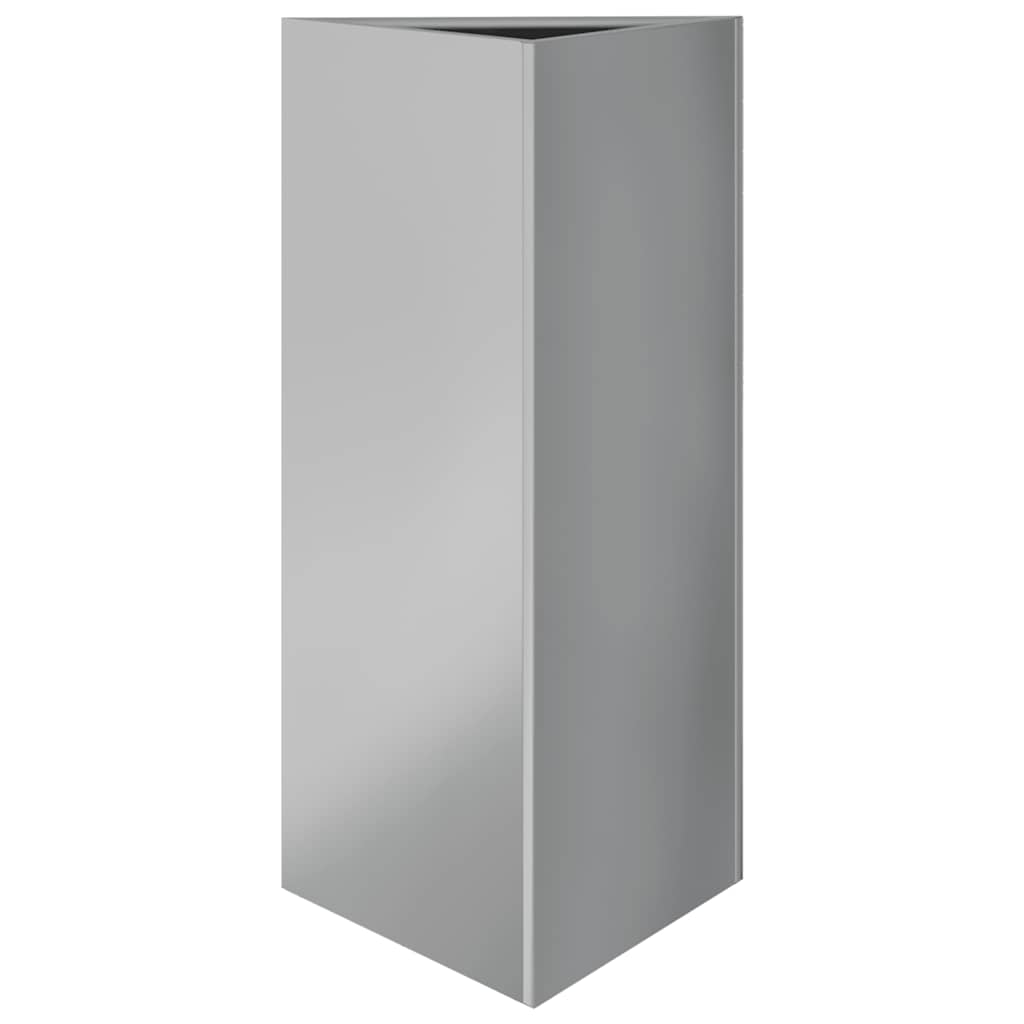 Sodo loveliai, 2vnt., 40x40x75cm, galvanizuotas plienas