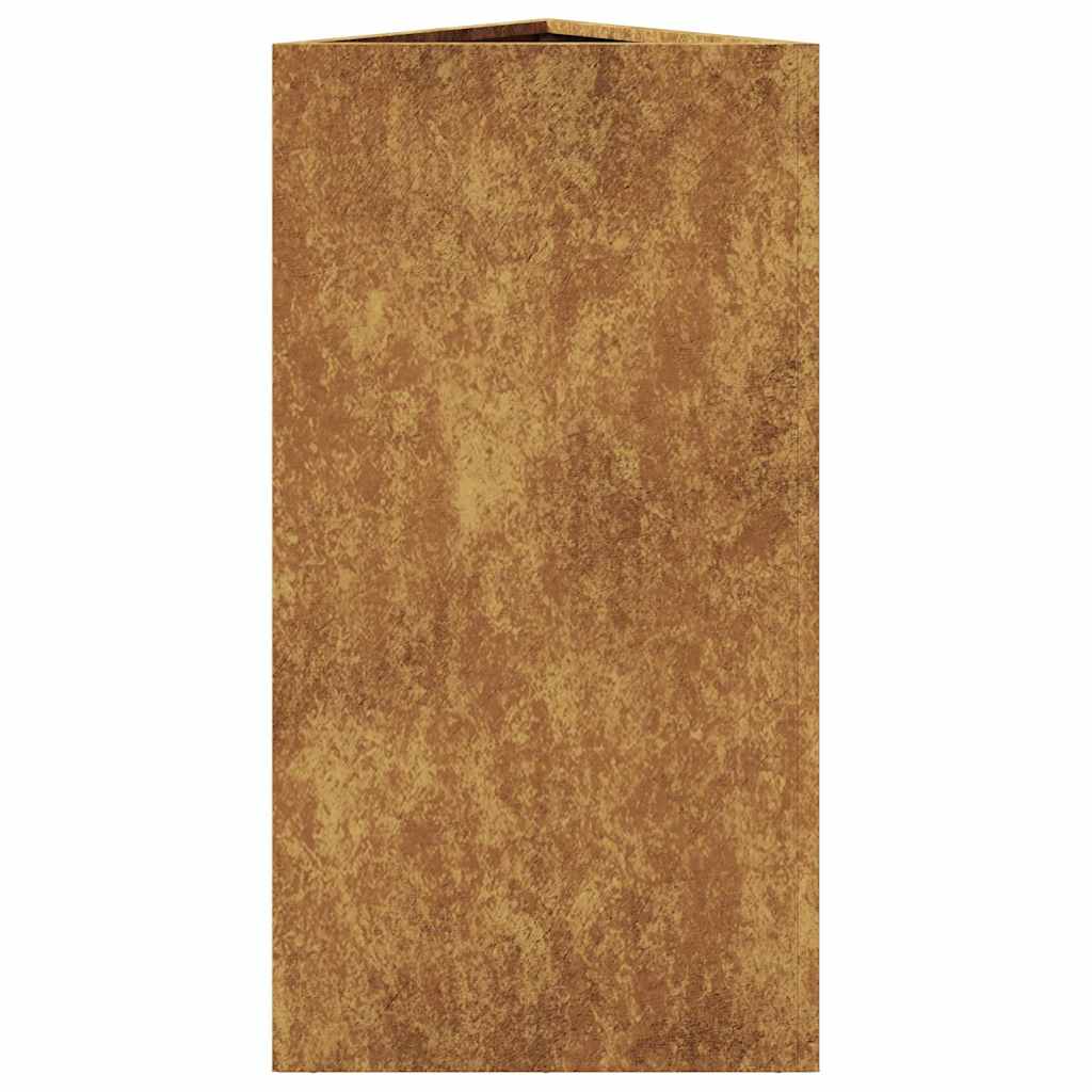 sodo vazonai 2 vnt trikampiai 40x40x75 cm oro sąlygoms atsparus
